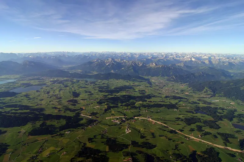 Das Allgäu von oben